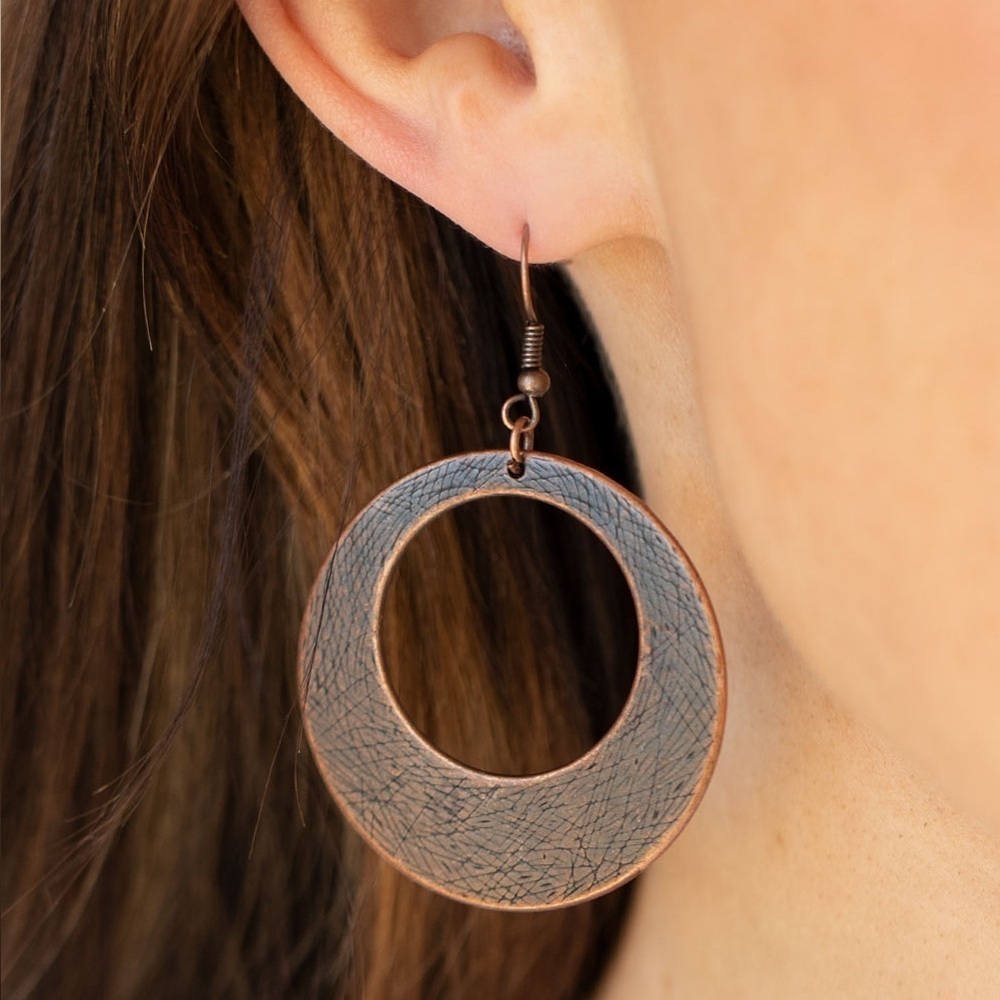 Outer Plains- Copper Earrings
